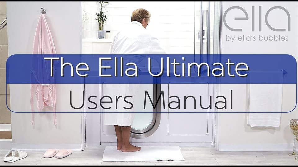 Ultimate Walk In Tub User Manual