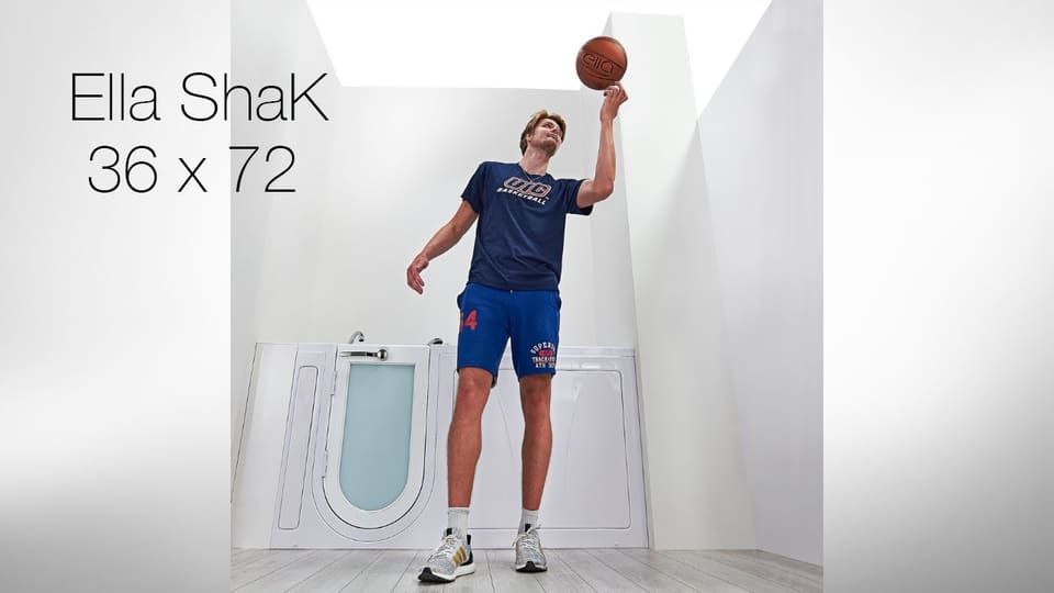 Ella ShaK - The Largest Single Seat Walk In Bathtub in the World