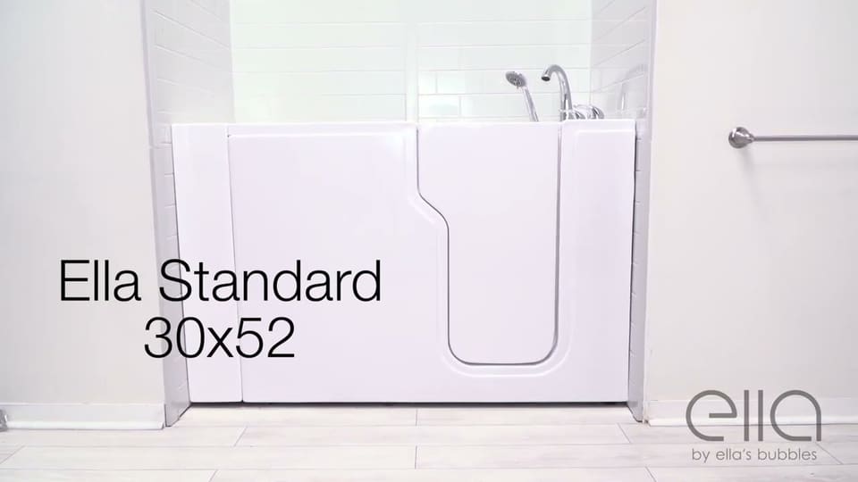 Ella Standard Walk In Tub Size & Dimension