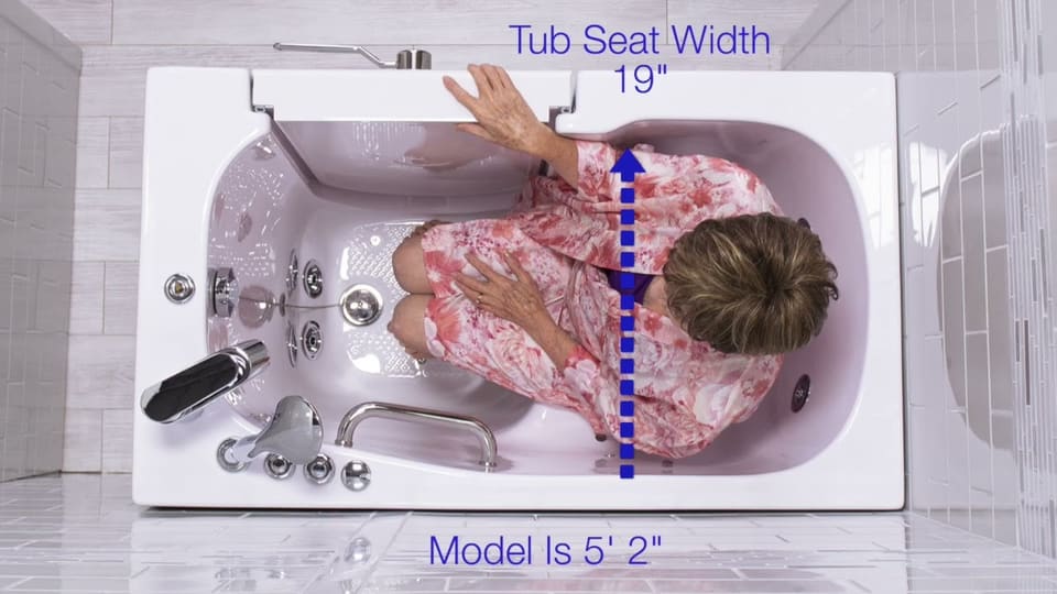 Mobile Walk In Tub Size & Dimension