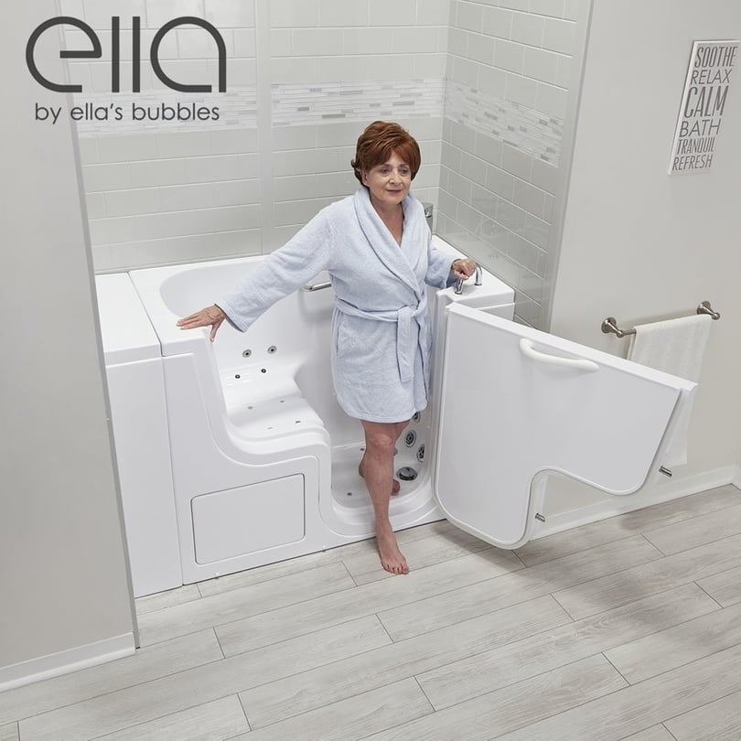 Transfer30 Wheelchair Accessible Walk-in Bathtub – 30″w X 52″l (76cm X 132cm)