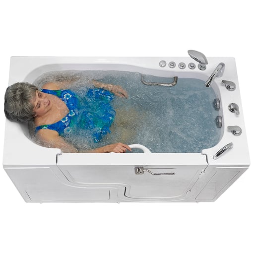 Transfer60 Wheelchair Accessible Walk-In tub – 30″ x 60″ (76 x 152cm), Dual Drain Technology