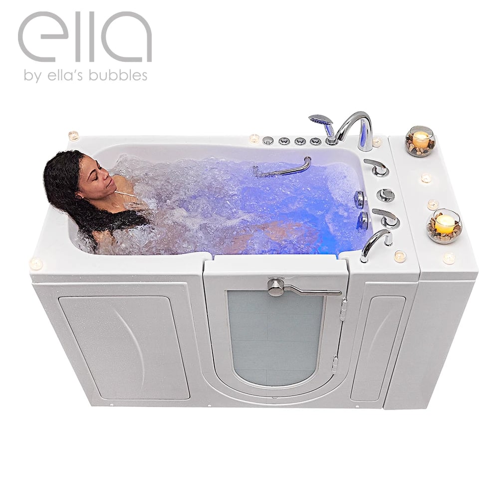 Ella Acrylic U-Shape Outswing Door Walk-In Tubs