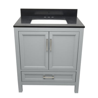 Meuble-vasque Nevado avec lavabo – plateau en marbre reconstitué ou en pierre de quartz -