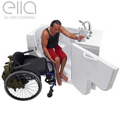 Clearance Transfer32 Walk-In Tub, 32″ x 52″, Dual Drain Technology, RH door and drain. SN O492511