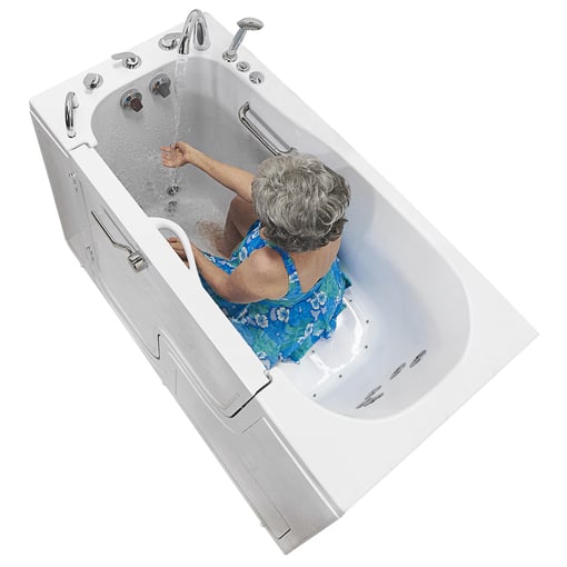 Transfer60 Wheelchair Accessible Walk-In tub – 30″ x 60″ (76 x 152cm), Dual Drain Technology