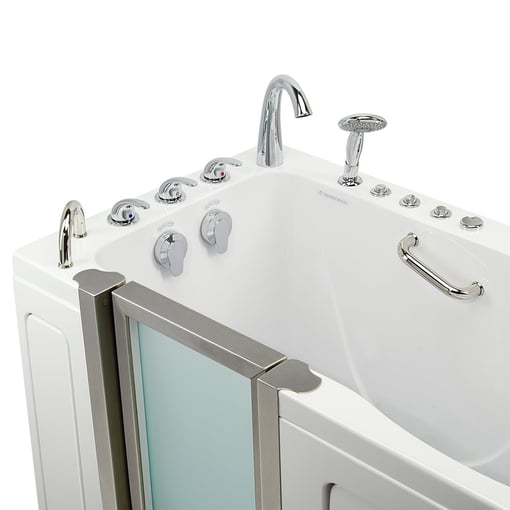 Deluxe Walk In Tub 2023 30x55 762x140cm Dual Drain Technology Image