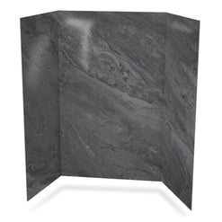acrylic-3-panel-shower-wall-kit-bardiglio-marble-black-printed-front-view-glossy-finish