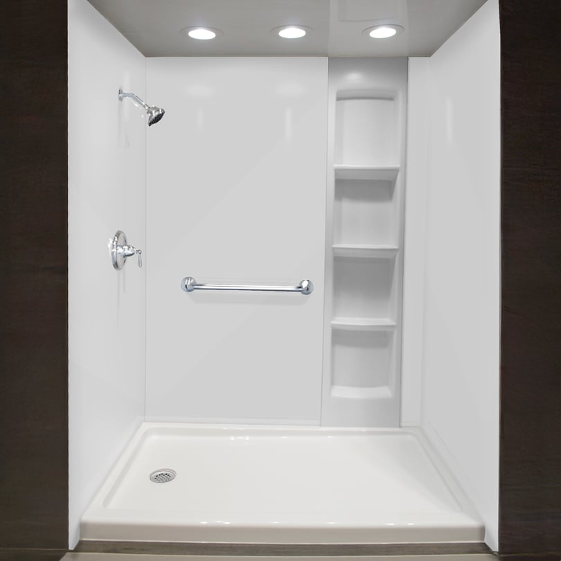 Acrylic Shower Wall Surround 3 Panel Kit - Image 3