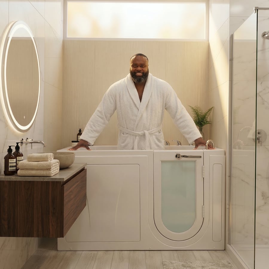 Ella's Bubbles Big4One walk-in tub