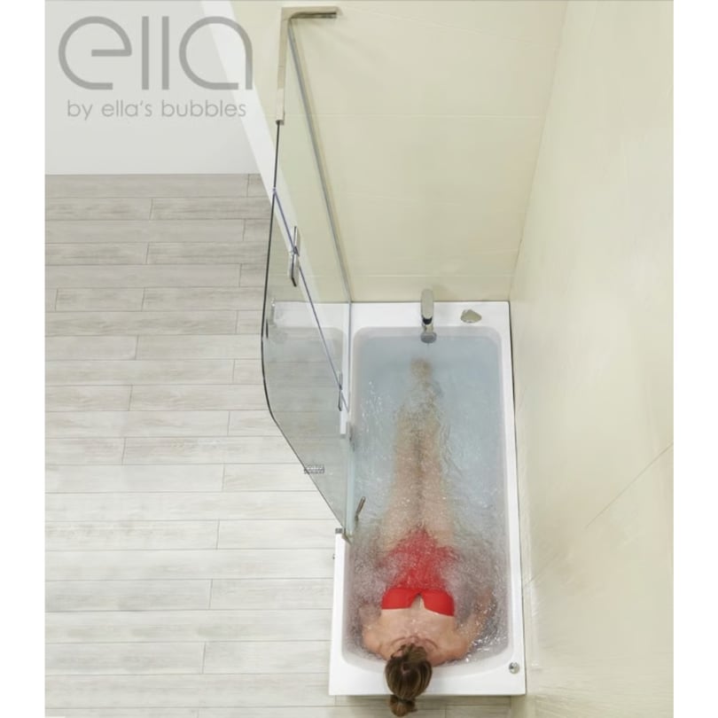 Liquidación Bañera acrílica Ella Laydown72 32″x72″, desagüe LH, nº de serie M471 - Image 4