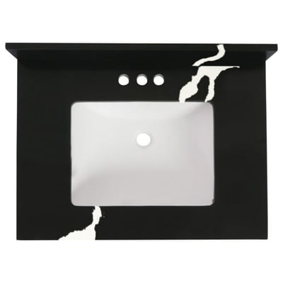 Plan vasque Galaxy Quartz avec lavabo -