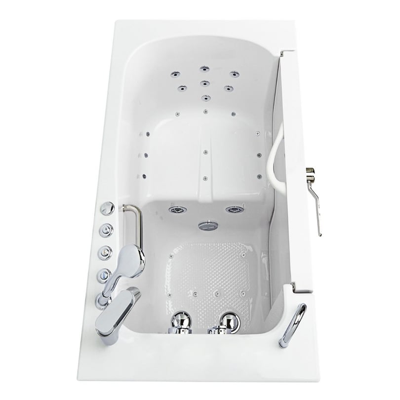 Bañera Transfer32 accesible en silla de ruedas - 32″x 52″, tecnología de doble desagüe, puerta LH y desagüe, nº de serie 0992204 - Image 3