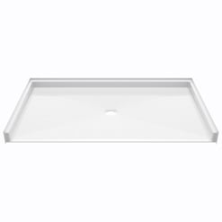 Ella Roll-in Barrier Free Shower Pan 62x38 ADA - Center Drain