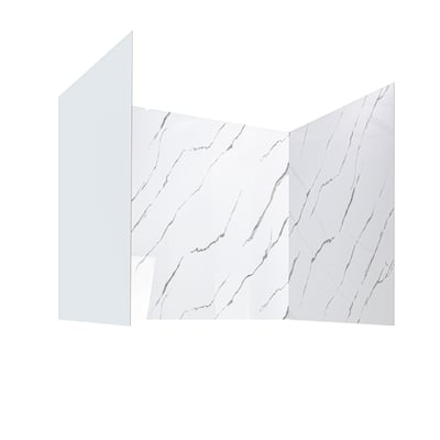 Calacatta Gold, Walk-In Tub Surround Wall Kit 40" x 48" x 60" -