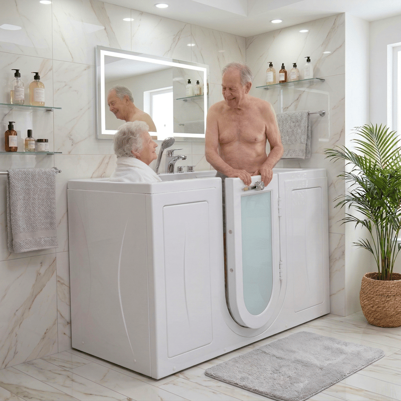 Tub4Two Walk-In Tub 32x60 - Two-Person | Ella's Bubbles