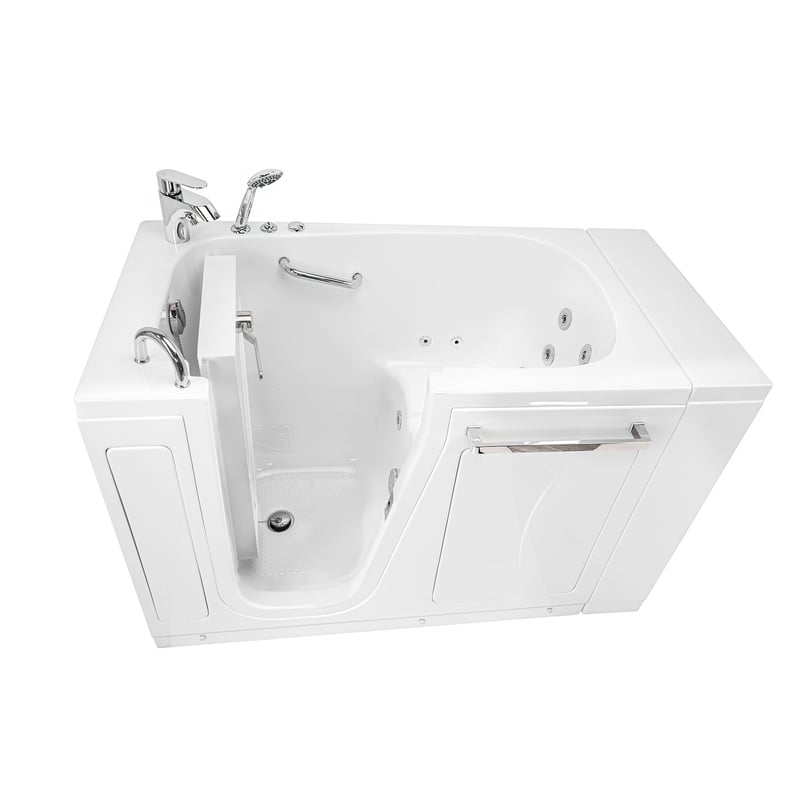 Ella Zen Acrylic Hydro Inward Swing Door Massage Walk in Tub 30"x52" - Image 7