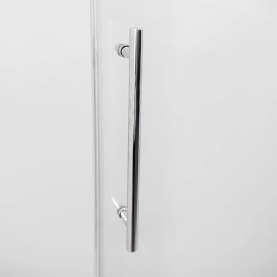 Bess03c Puerta Corredera de Cristal Templado Cromado de 8 mm 09