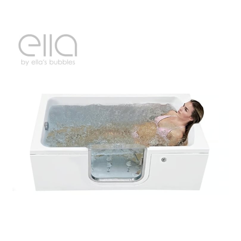 Liquidación Bañera acrílica Ella LayDown60 de 30'×60*, desagüe LH.Número de serie M0513
