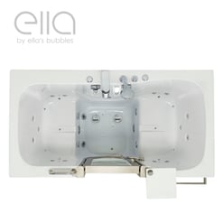 Ella Companion Two Seat Acrylic Walk-In Tub 32″x60″ (81x152cm), Dual Drain Technology - |