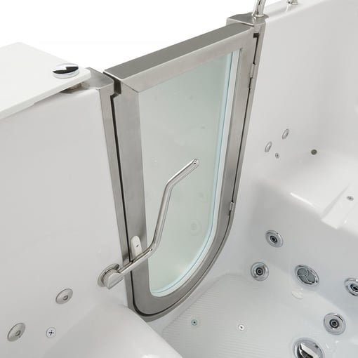 Ella Escape Acrylic Two Seat Walk-In Tub 36″x72″ (91x183cm), Dual Drain Technology