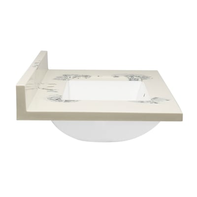 Plans de toilette en marbre de culture Ella -