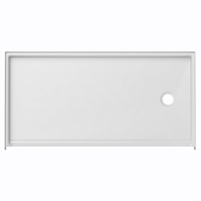 Ella Roll-in Wheelchair Accessible Shower Base 54x30 Left/Rigth Drain