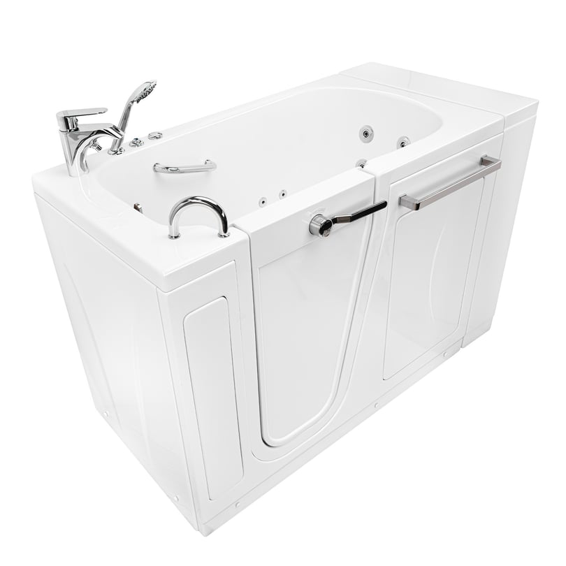 Ella Zen Acrylic Hydro Inward Swing Door Massage Walk in Tub 30"x52" - Image 9