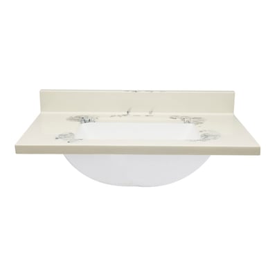 Plans de toilette en marbre de culture Ella -
