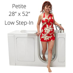 Petite Acrylic Walk In Tub 28″w X 52″l 71cm X 132cm 299