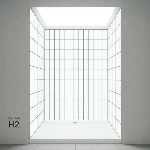 Shower Wall Vertical Subway CNC