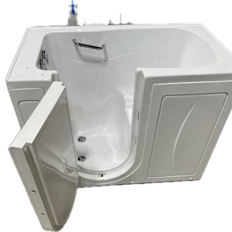 [SALE]  Capri Acrylic Bañera con puerta abatible hacia el exterior 30" x 52" LH Puerta y desagüe Serial #0100319 - Image 2