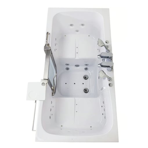 Clearance Ella Escape Acrylic Two-Seat Walk-In Tub (36"x72" ) with Dual Drain Technology, serial # M1139 - |