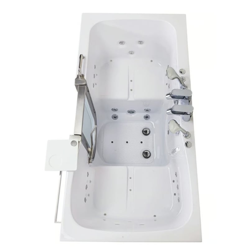Bañera acrílica de dos asientos Ella Escape 36″x72″ (91x183cm), tecnología de doble desagüe (Copy) - Image 3