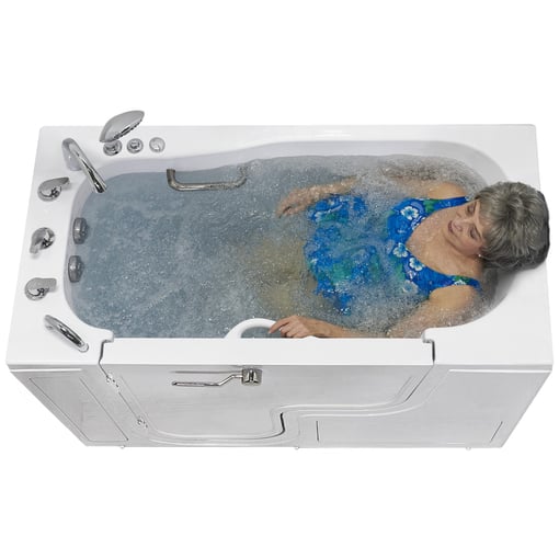 Transfer60 Wheelchair Accessible Walk-In tub – 30″ x 60″ (76 x 152cm), Dual Drain Technology