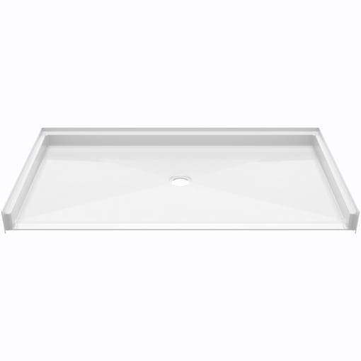 Ella Roll-in Wheelchair Residential Accessible Shower Pan 60x32 - Center Drain