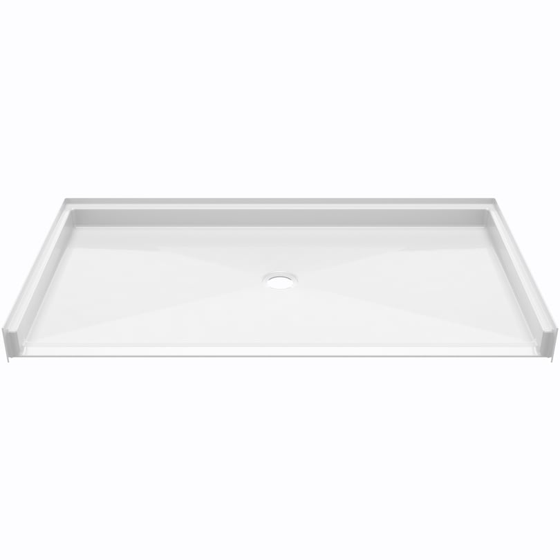 Ella Roll-in Wheelchair Residential Accessible Shower Pan 60x32 - Center Drain