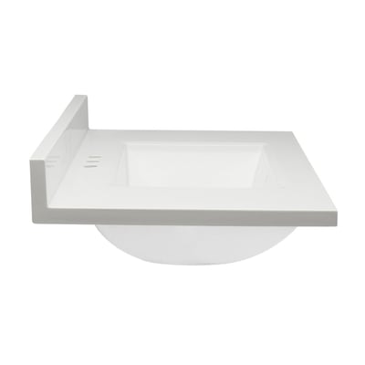 Plans de toilette en marbre de culture Ella -