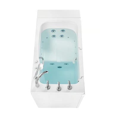 Bañera de hidroterapia con entrada facil de acrílico Ella Standard de 30′′x52” en liquidación, n.o de serie 576, puerta y desagüe | Por: -