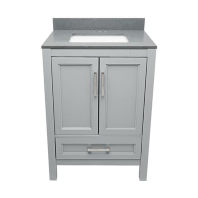 Meuble-vasque Nevado avec lavabo – plateau en marbre reconstitué ou en pierre de quartz -