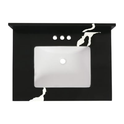 Plan vasque Galaxy Quartz avec lavabo -