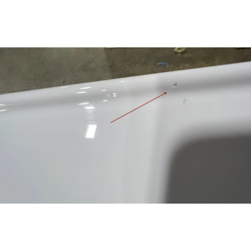 ¡Rebajas! Acrylic Laydown 72 Tub 32 "x72" (81 x 182cm) RH drain Serial #M0916 - Image 4