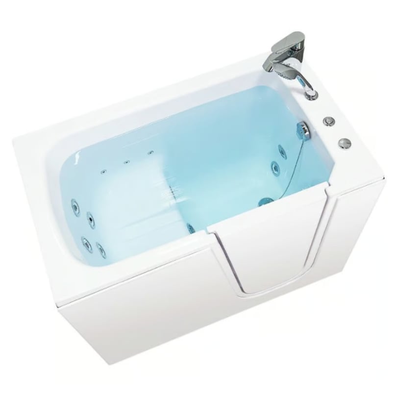 Clearance Ella Flow 28″x48″ Acrylic Hydro Therapy Massage Walk In Bathtub, RH door and drain. serial #S00082 - Image 4