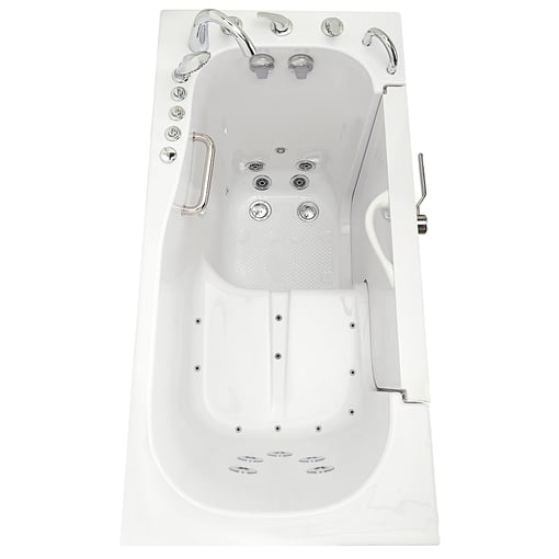 Transfer60 Wheelchair Accessible Walk-In tub – 30″ x 60″ (76 x 152cm), Dual Drain Technology