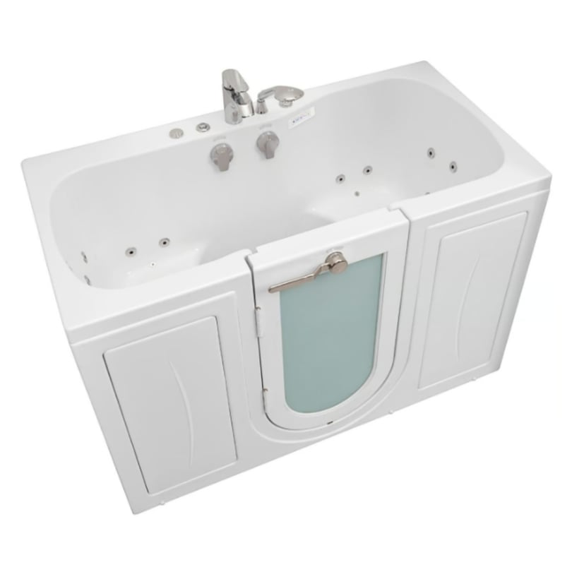 Clearance Tub4Two Acrylic Two Seat Walk-In Bathtub with Outward Swing Door 32″x60″, Dual Drain Technology, left swing door serial #0092407 - Image 2