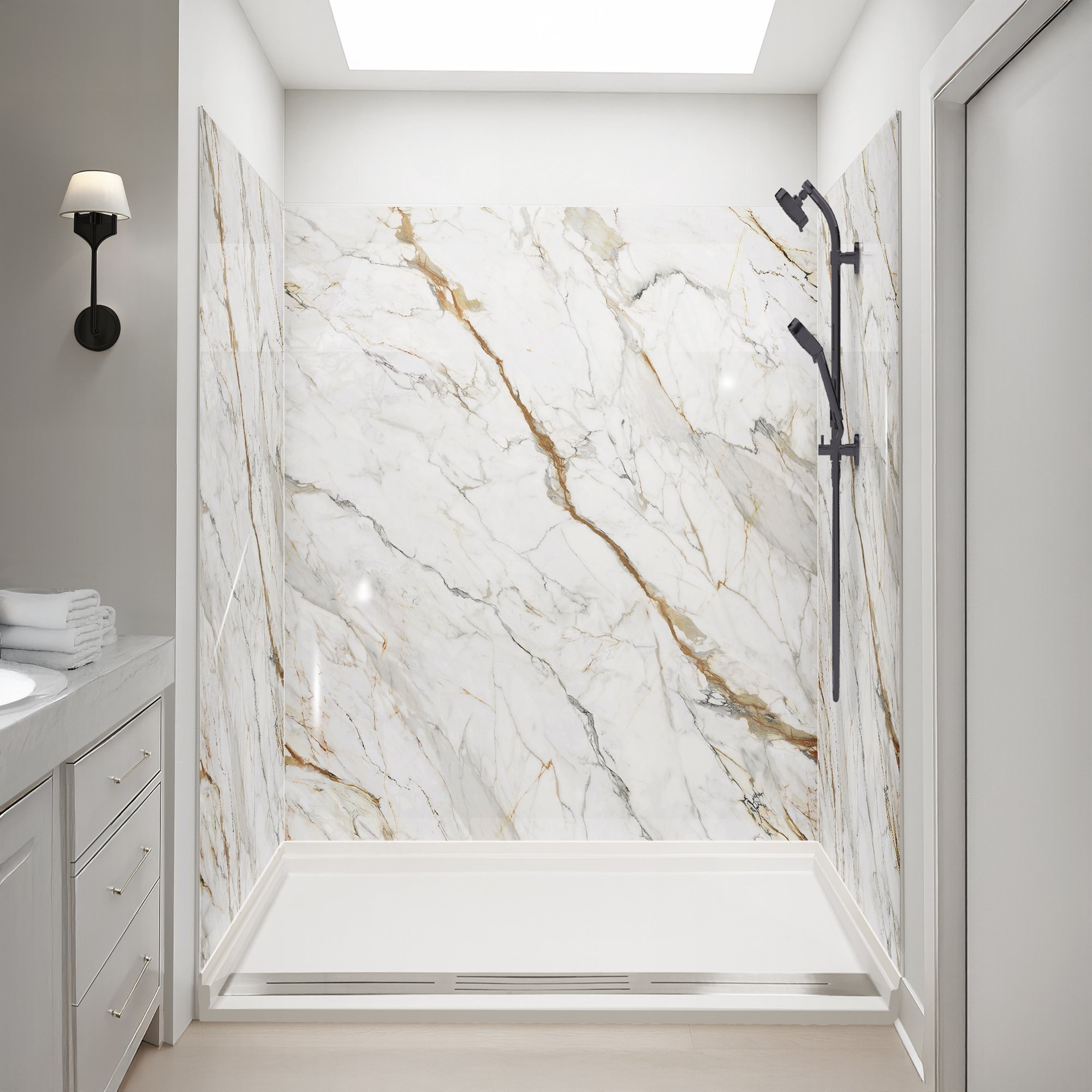 acrylic-showerwall-3pc-bathroom-marble-calacatta-luxor-gold