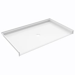 Ella Roll-in Wheelchair Accessible Shower Base 62x38 ADA - Center Drain