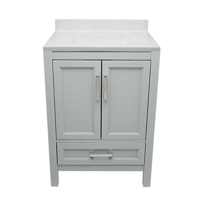 Meuble-vasque Nevado avec lavabo – plateau en marbre reconstitué ou en pierre de quartz -