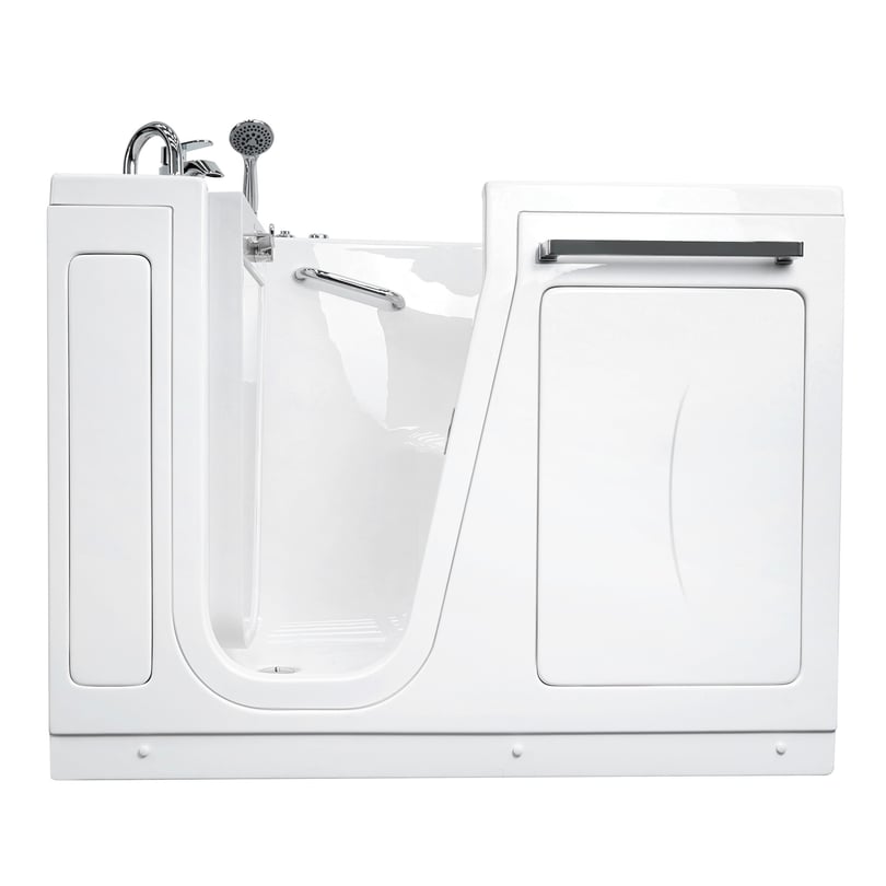 Ella Zen Acrylic Hydro Inward Swing Door Massage Walk in Tub 30"x52" - Image 3