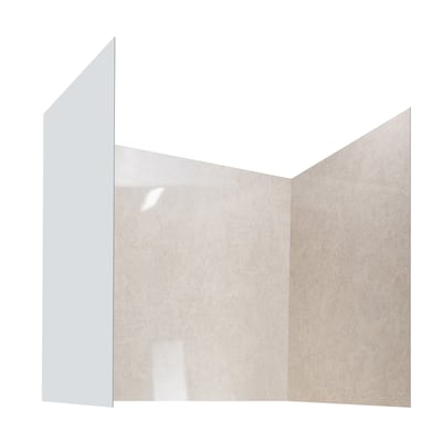 Desert Stone Walk-In Tub Surround Wall Kit 36.5" x 48" x 60" -